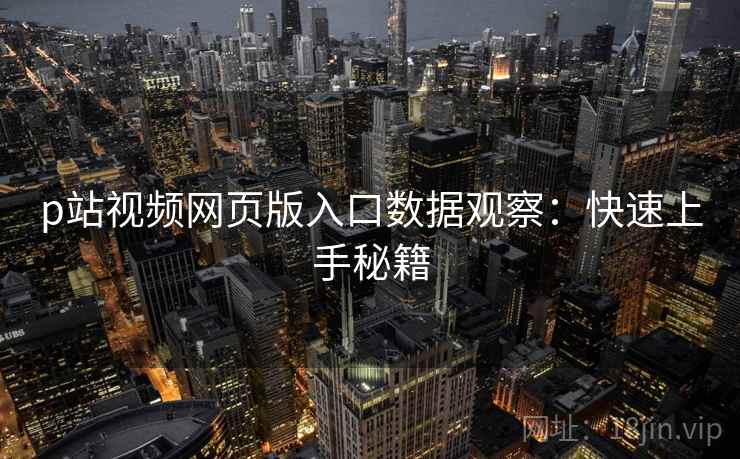 p站视频网页版入口数据观察：快速上手秘籍  第2张