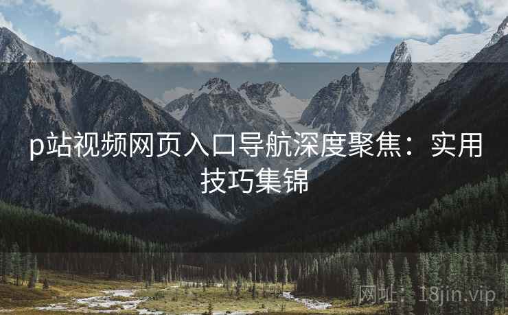 p站视频网页入口导航深度聚焦：实用技巧集锦  第2张