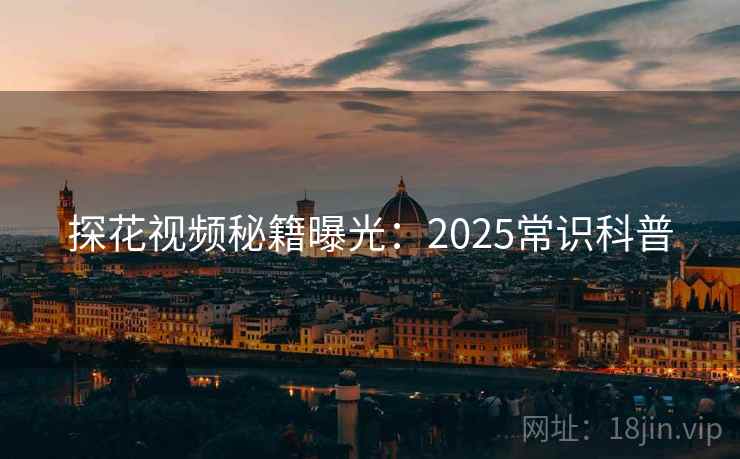 探花视频秘籍曝光：2025常识科普  第1张