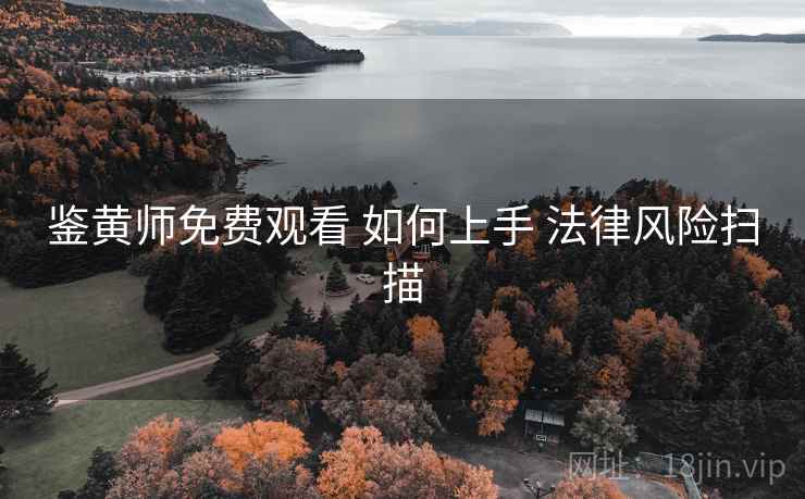 鉴黄师免费观看 如何上手 法律风险扫描  第2张