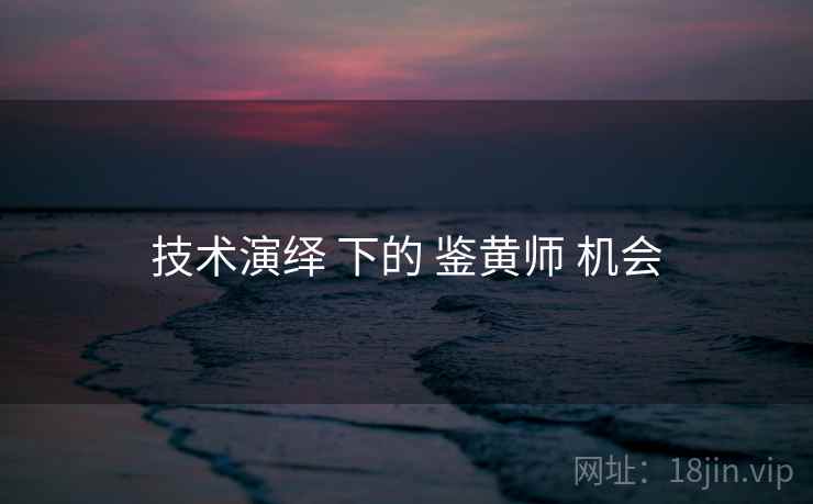 技术演绎 下的 鉴黄师 机会  第1张