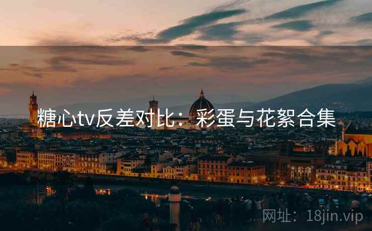 糖心tv反差对比：彩蛋与花絮合集  第1张