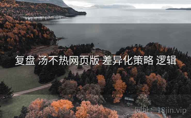 复盘 汤不热网页版 差异化策略 逻辑  第1张