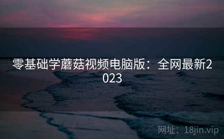 零基础学蘑菇视频电脑版：全网最新2023  第2张