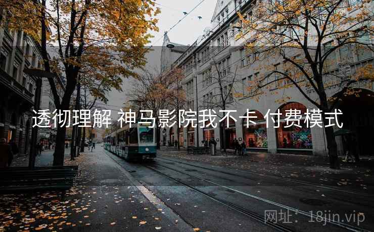 透彻理解 神马影院我不卡 付费模式  第1张